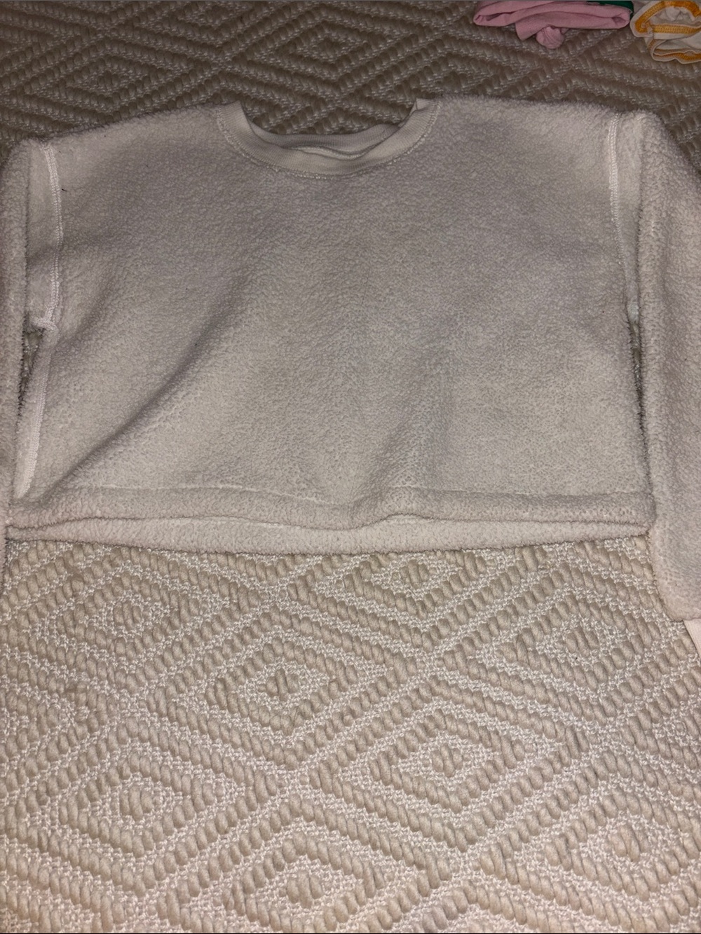 Cozy Cream Women's Plush Crewneck Sweater